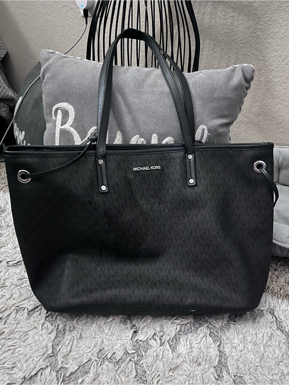 Michael Kors Black Signature Tote